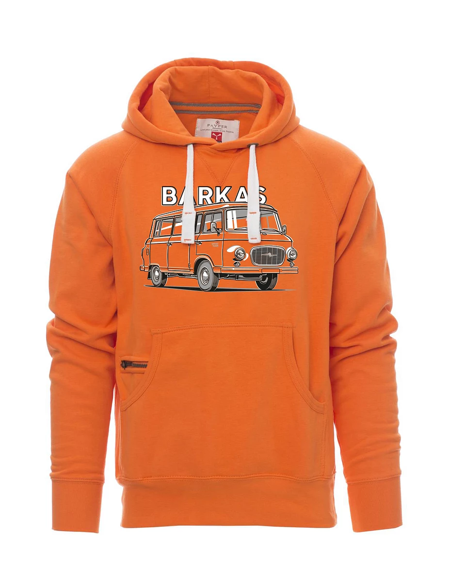 Oranžová pánská mikina Barkas B1000