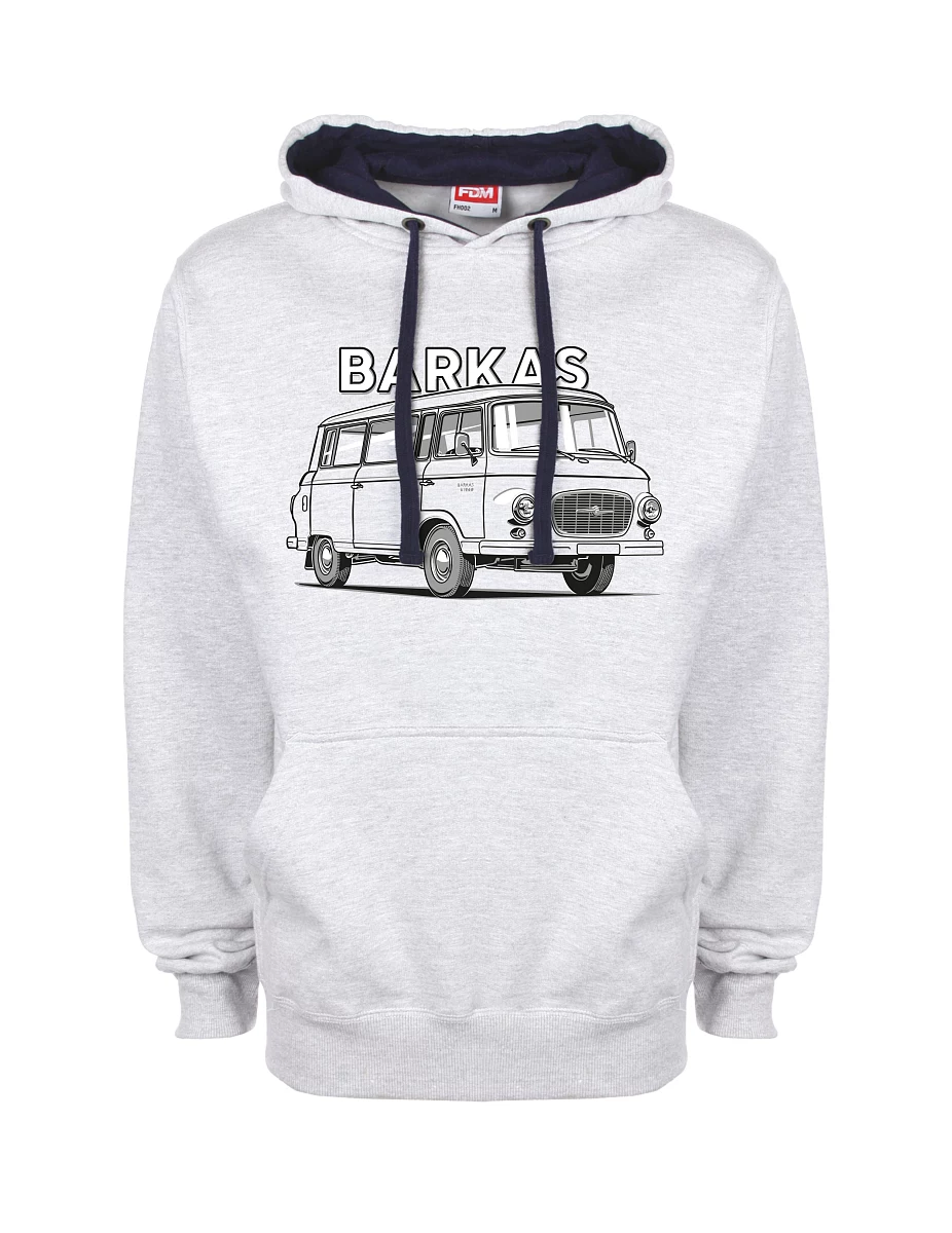 Modro-šedá mikina Barkas B1000
