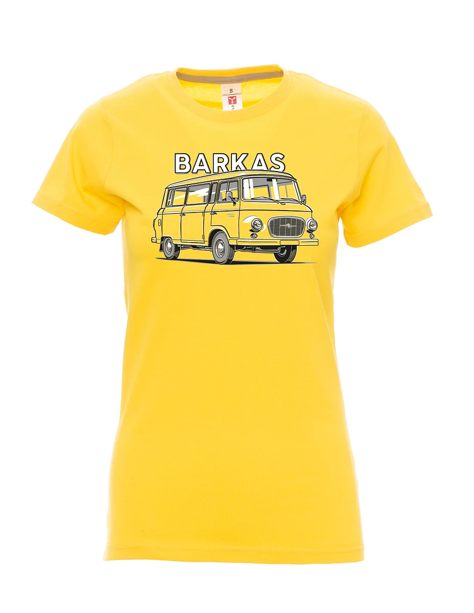 Žluté dámské tričko Barkas B1000
