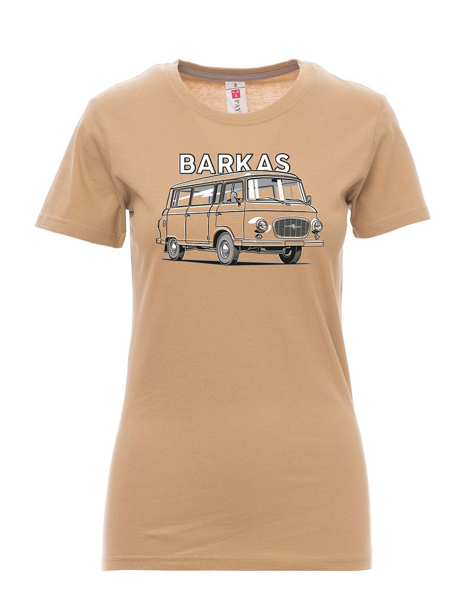 Hnědé dámské tričko Barkas B1000