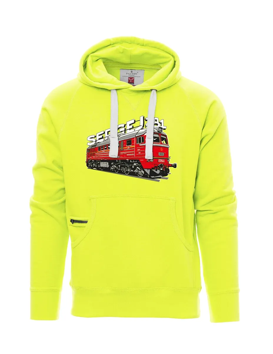 Fluorescenční pánská mikina Lokomotíva 781 "Sergej" (M62)