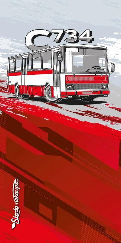 Ručník 100x50 autobus C734