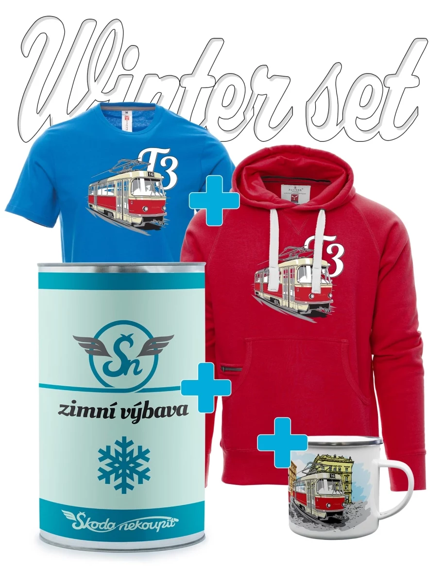 Dárkový zimní set Tramvaj T3