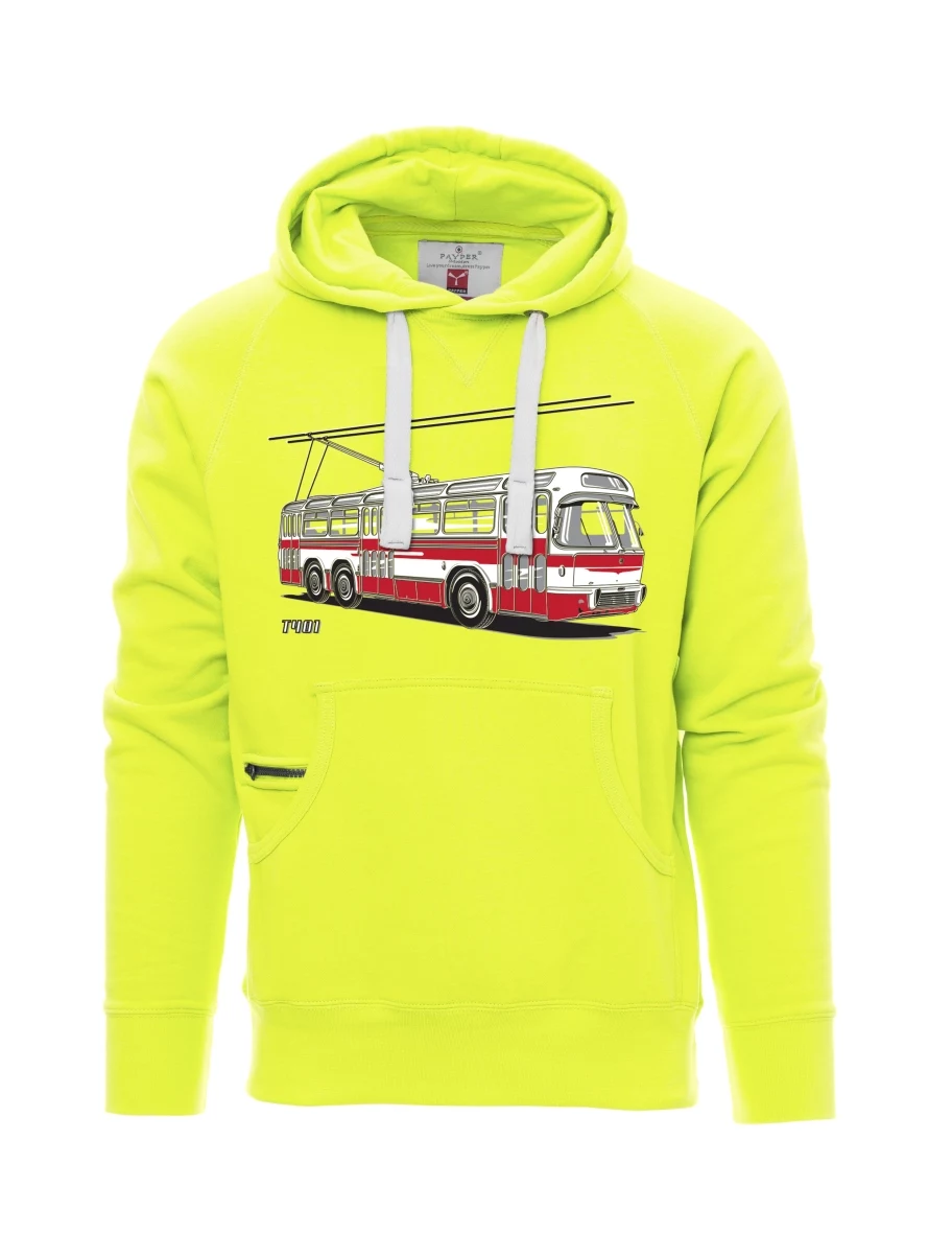 Fluorescenční pánská mikina Trolejbus  T401