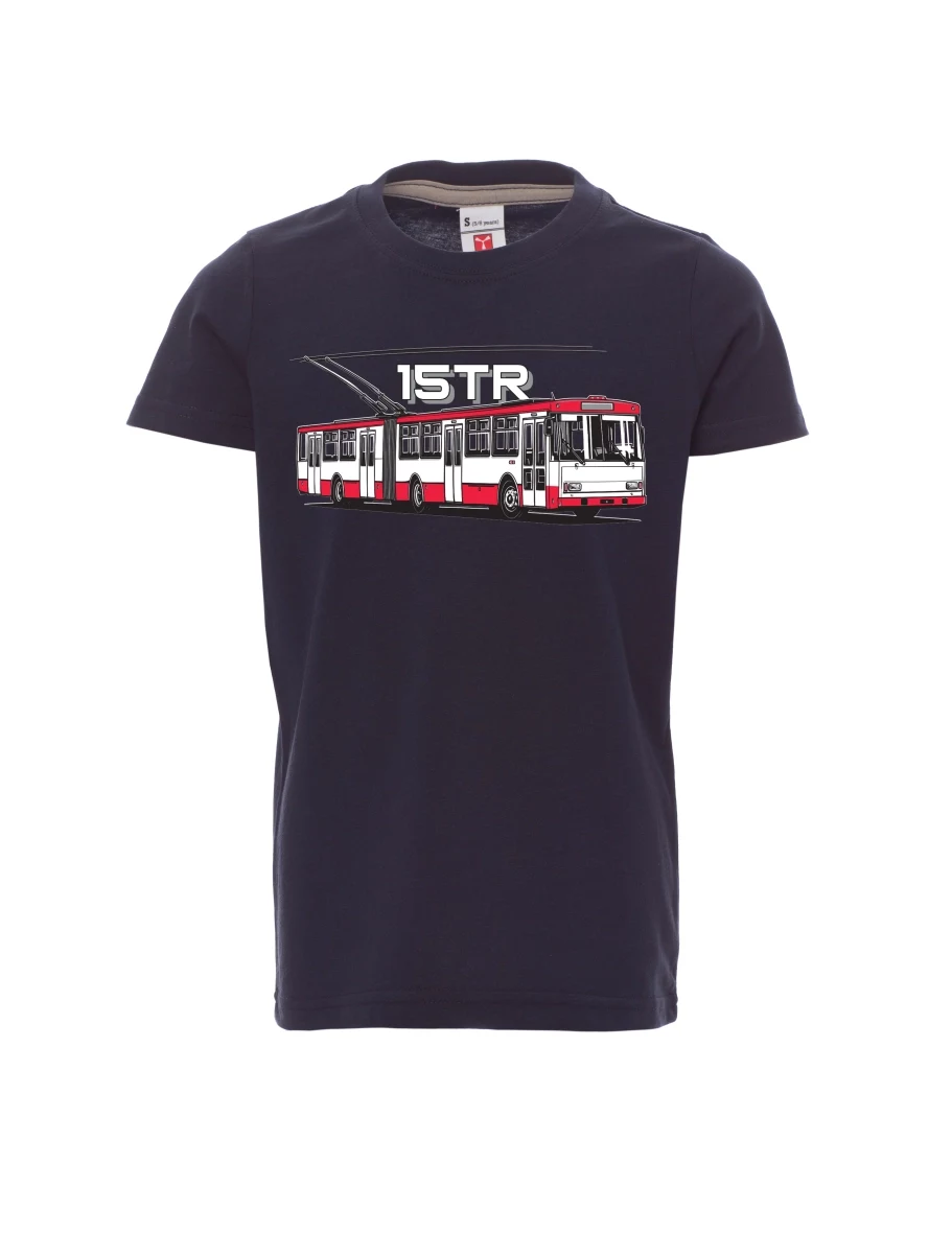 Navy detské tričko Trolejbus 15TR
