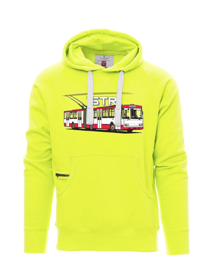 Fluorescenční pánská mikina Trolejbus 15TR