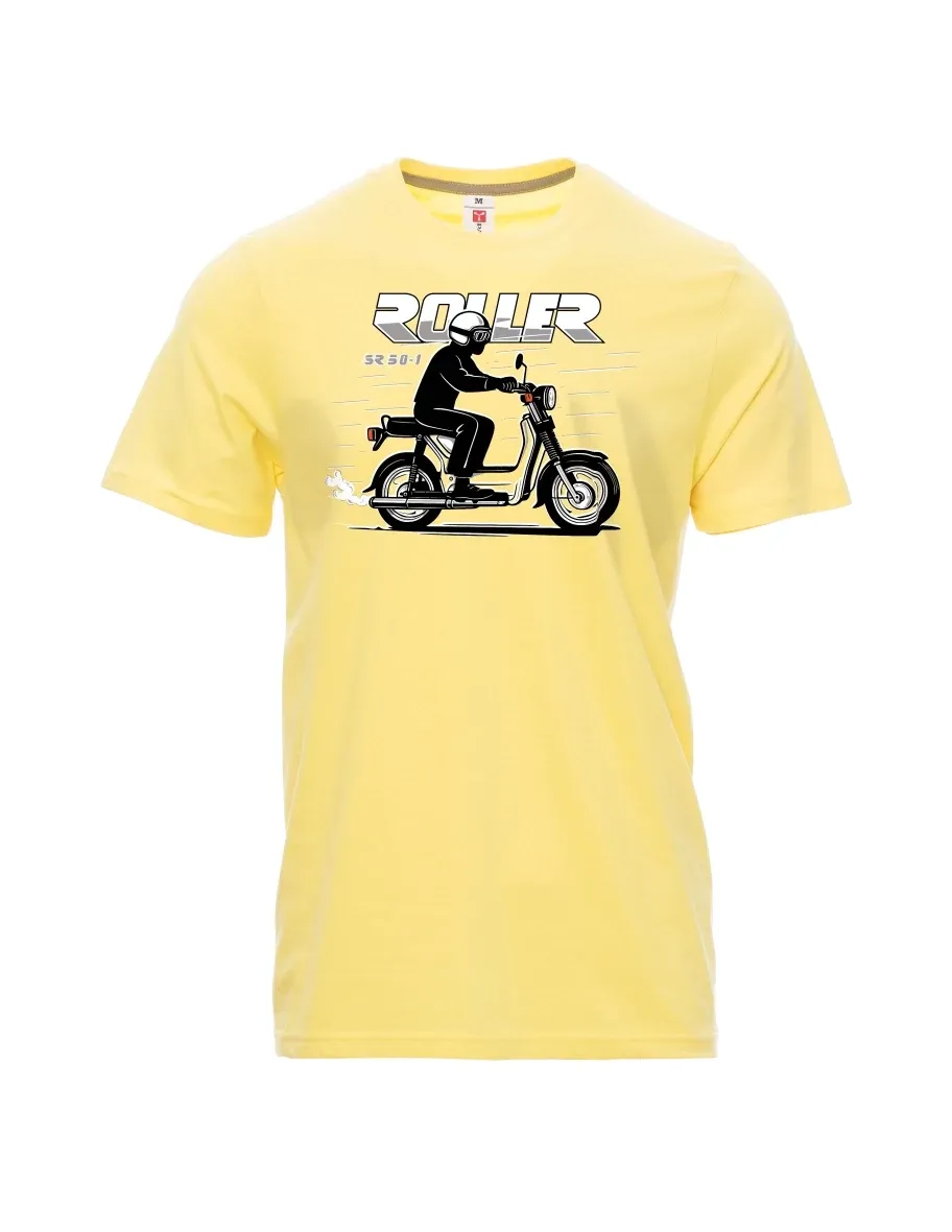 Svetložlté pánské tričko Skúter SR 50/1 Roller