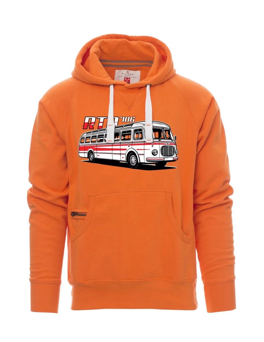 Oranžová pánská mikina Autobus RTO 706