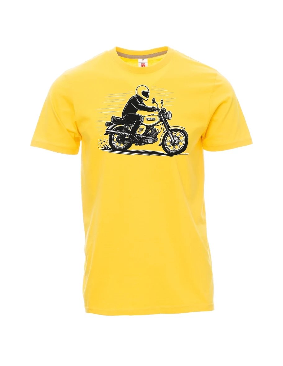 Žluté pánské tričko Motorka Enduro S51