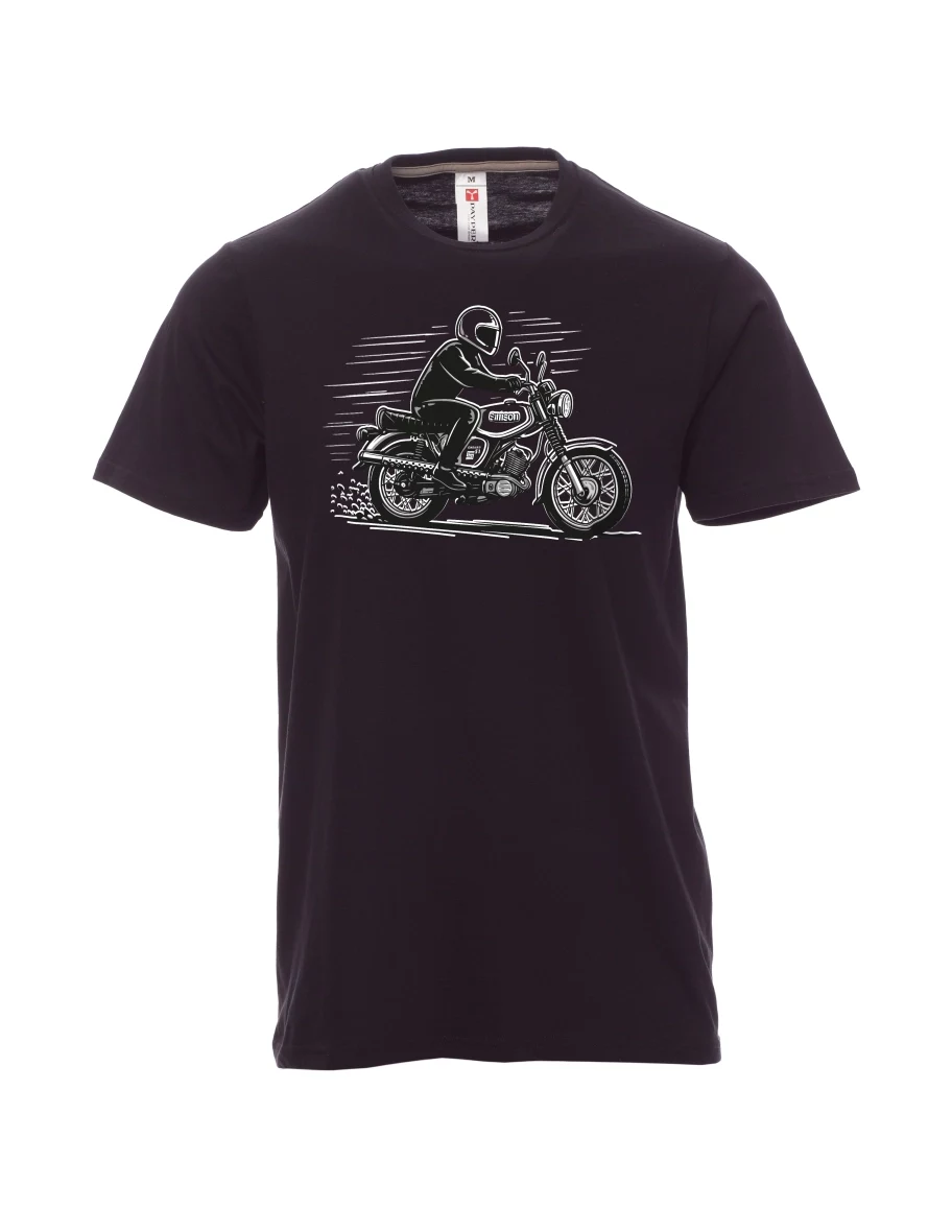 Černé pánské tričko Motorka Enduro S51