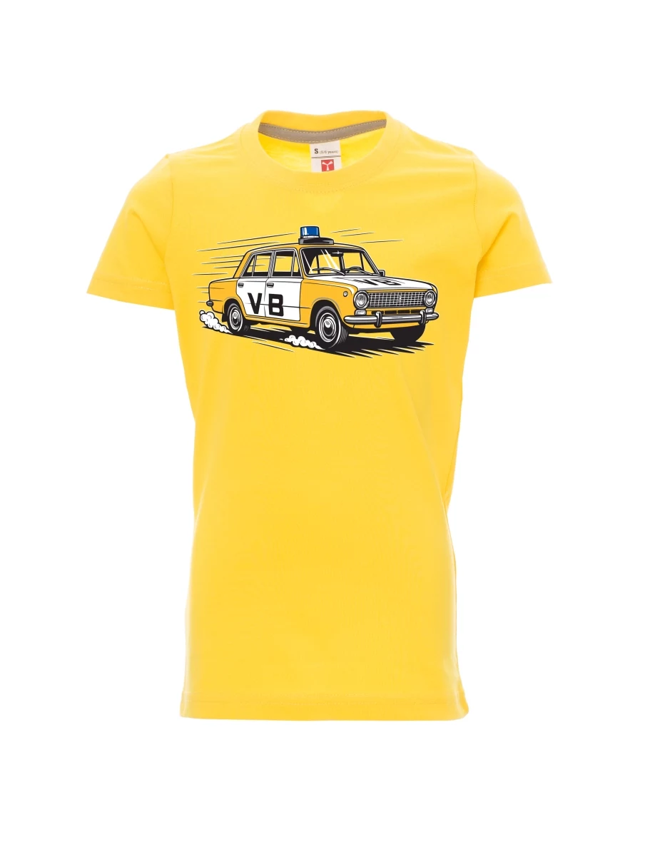 Žluté detské tričko Automobil VAZ 2101 VB