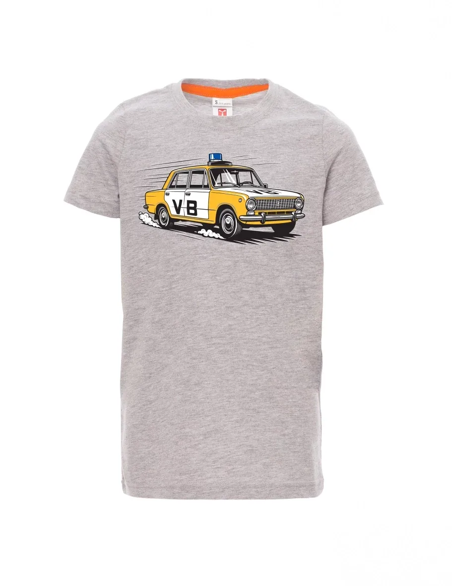 Šedý melír detské tričko Automobil VAZ 2101 VB