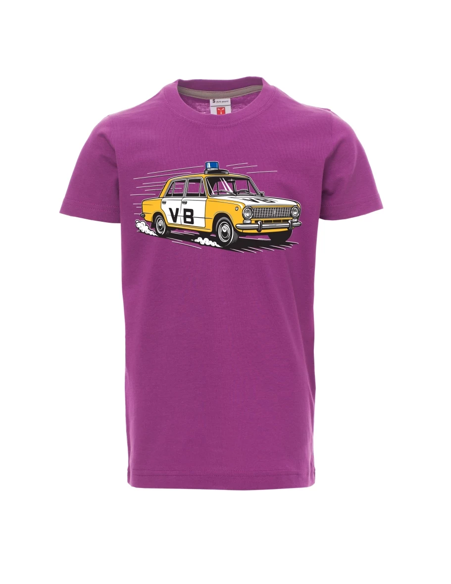Fialové detské tričko Automobil VAZ 2101 VB