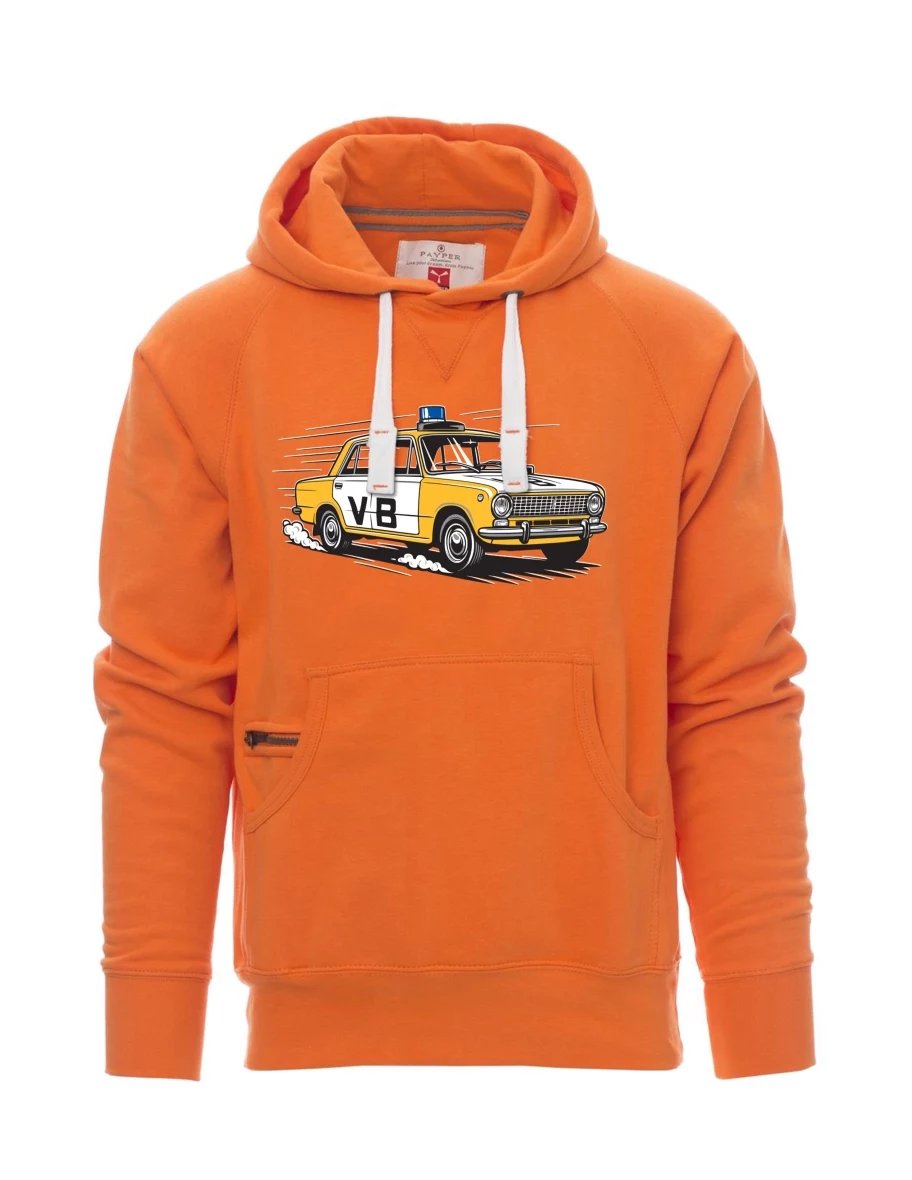 Oranžová pánská mikina Automobil VAZ 2101 VB