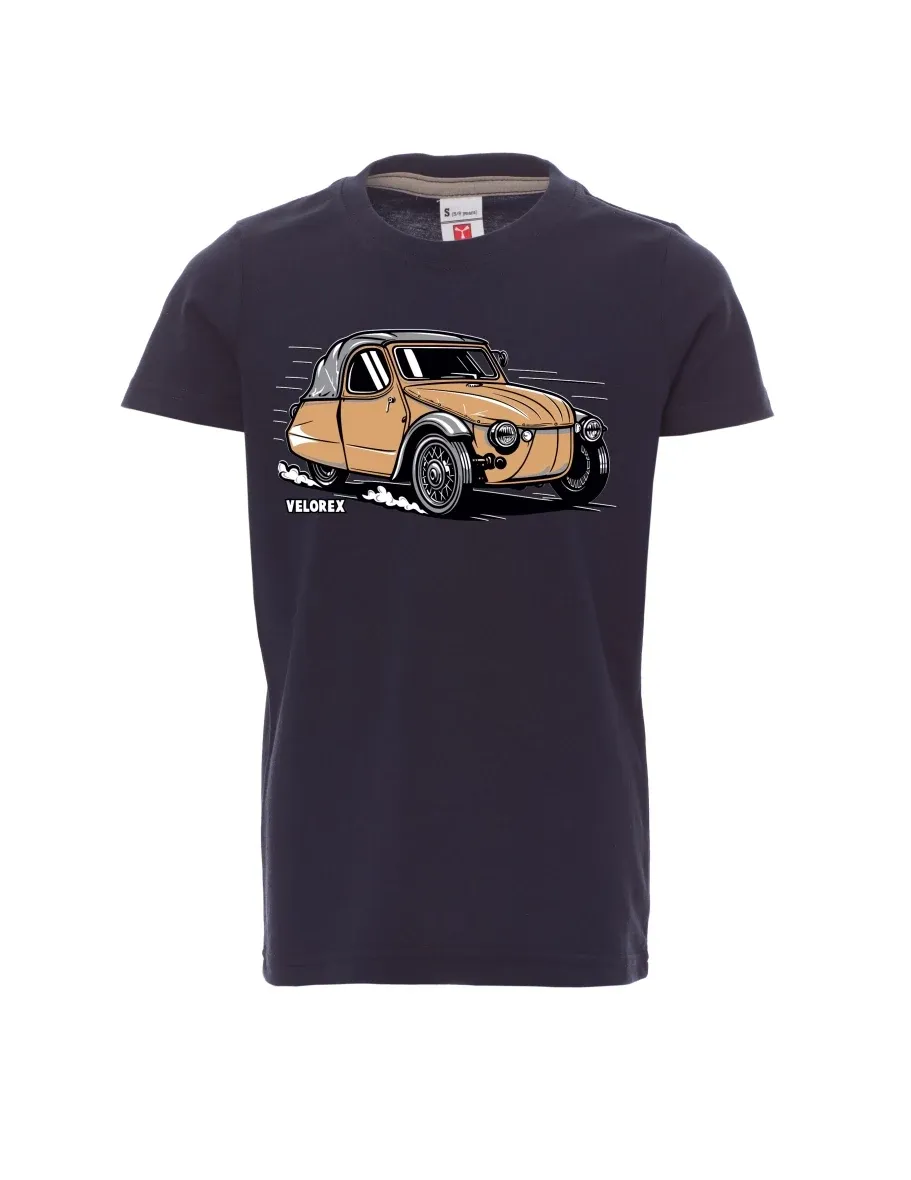Navy detské tričko Automobil Velorex