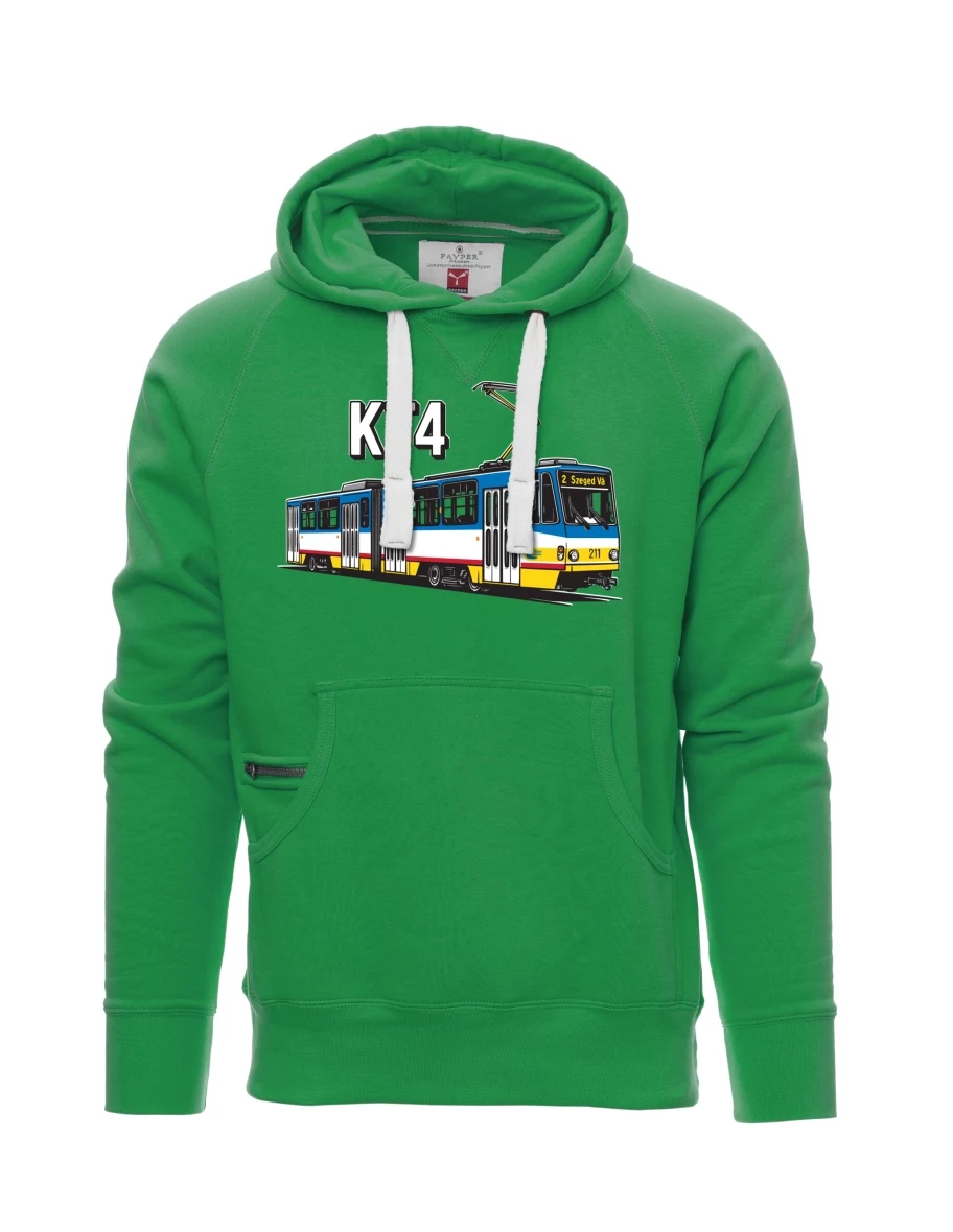 Zelená pánská mikina Električka KT4