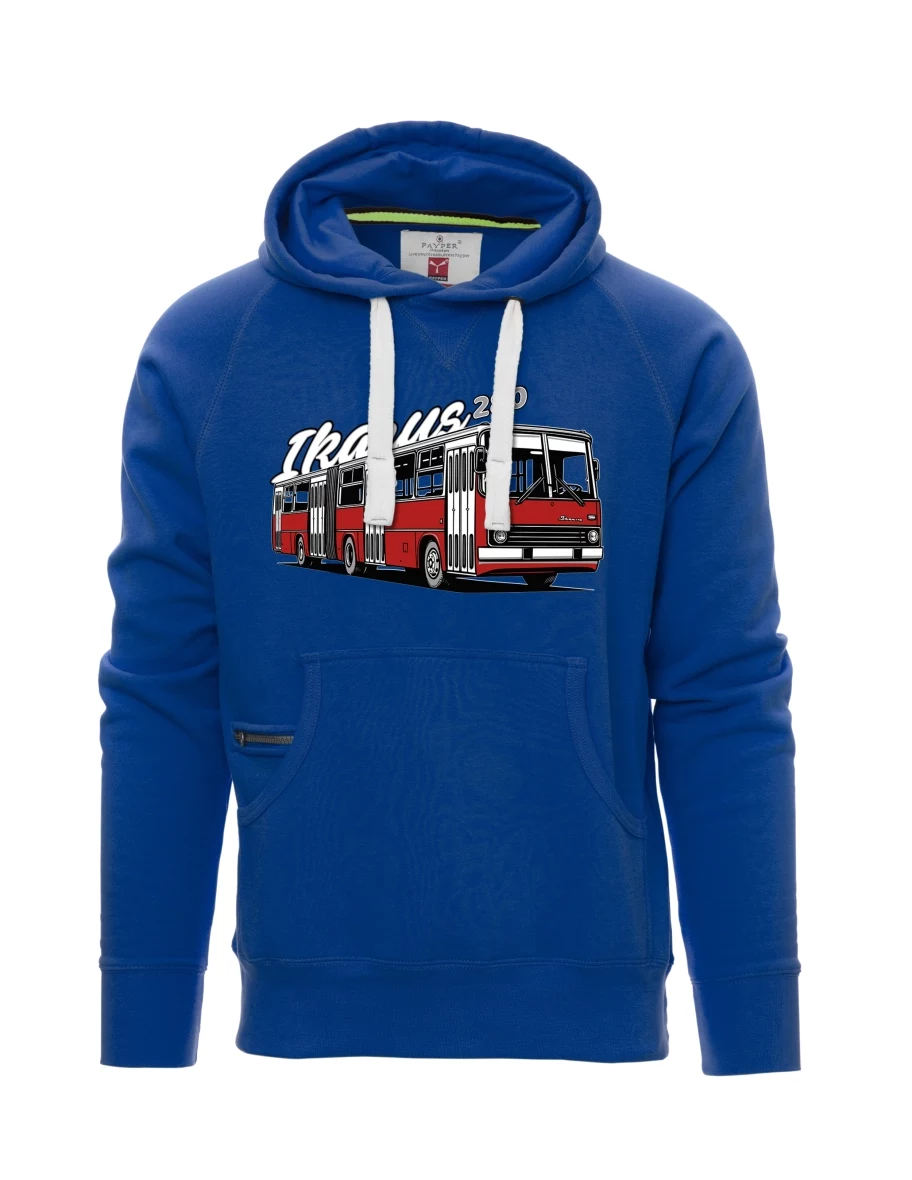 Modrá pánská mikina Autobus Ikarus 280