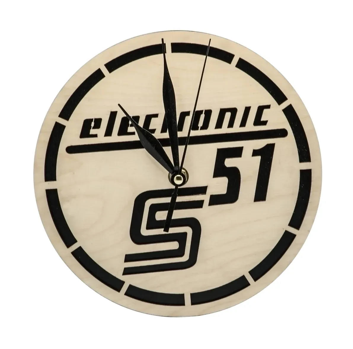 Drevené hodiny elektronické S51