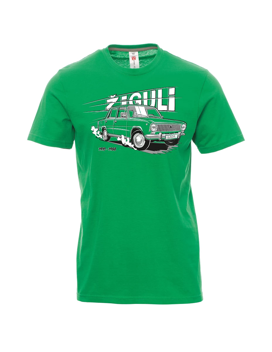 Zelené pánské tričko Lada-Žiguli