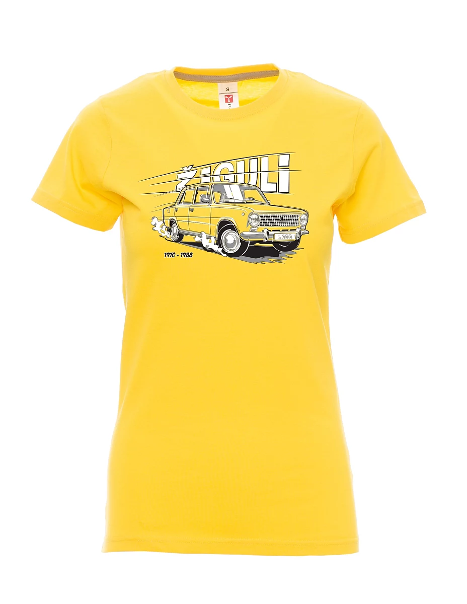 Žluté dámské tričko Lada-Žiguli