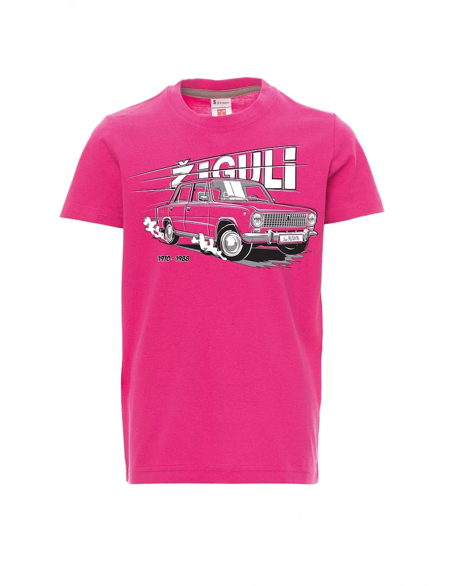 Růžové detské tričko Lada-Žiguli
