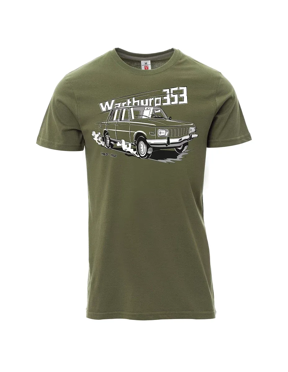Khaki pánské tričko Wartburg 353
