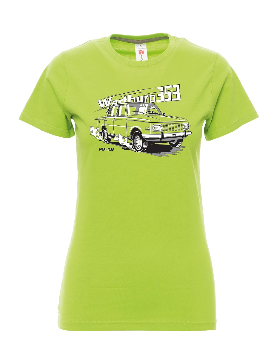 Limetkové dámské tričko Wartburg 353