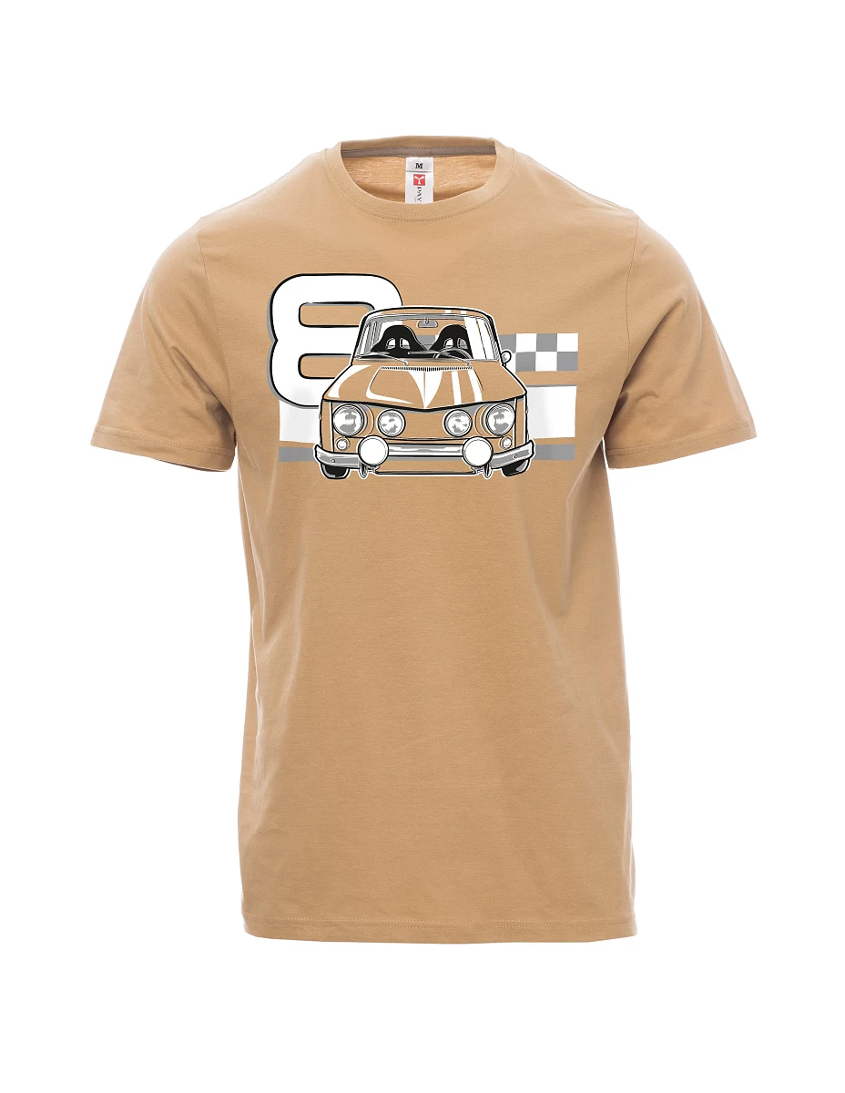 Hnědé pánské tričko R8