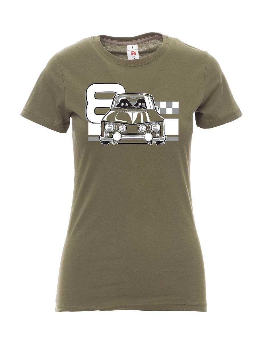 Khaki dámské tričko R8