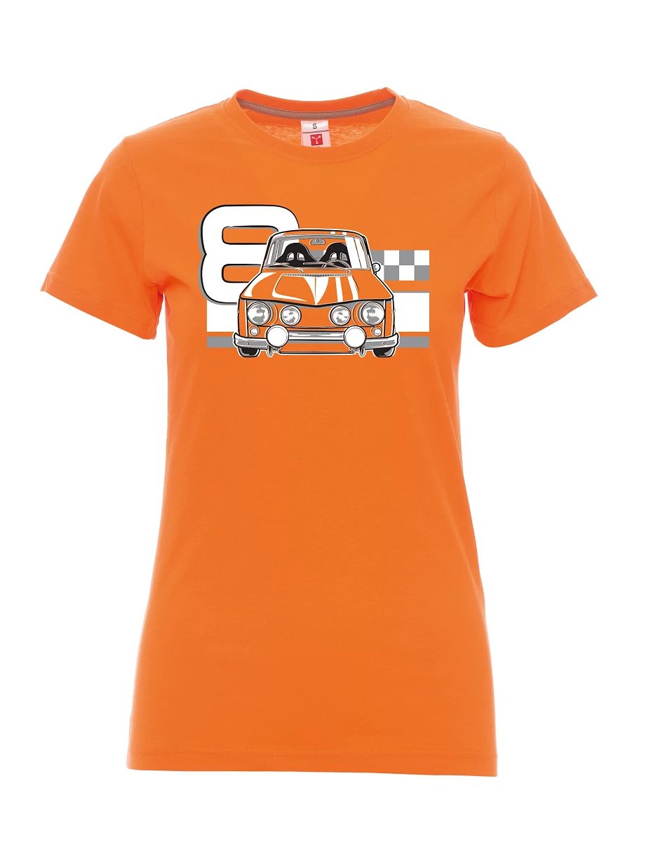 Oranžové dámské tričko R8