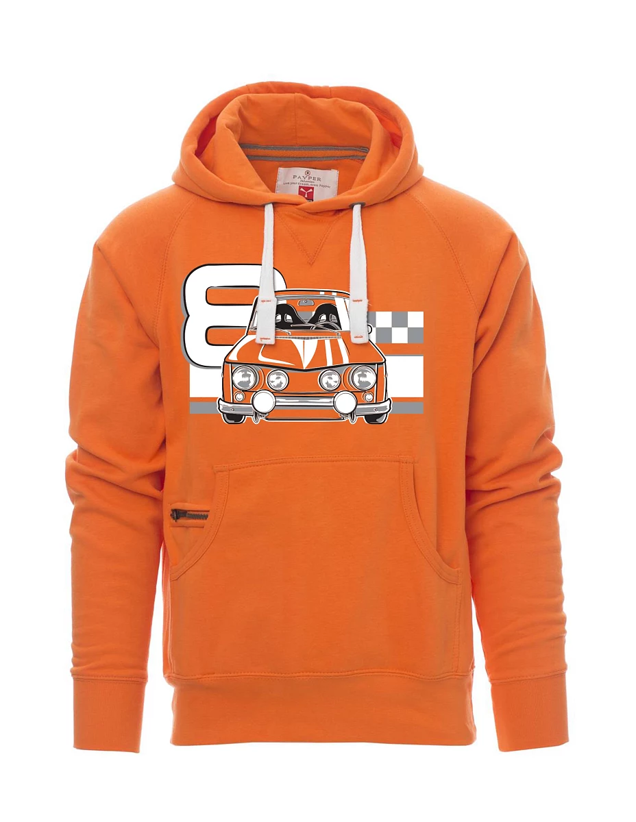 Oranžová pánská mikina R8