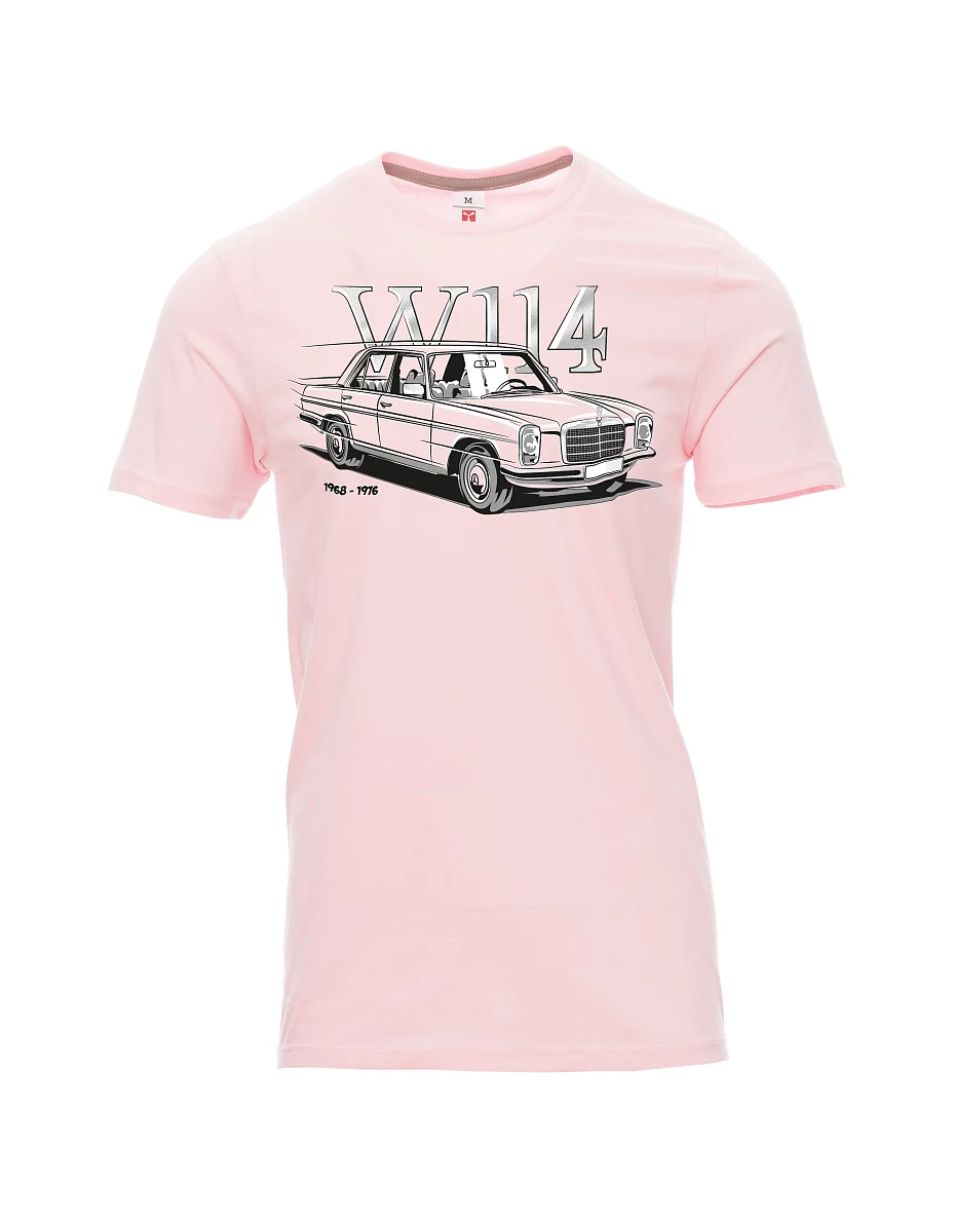 Světlo růžové pánské tričko W114