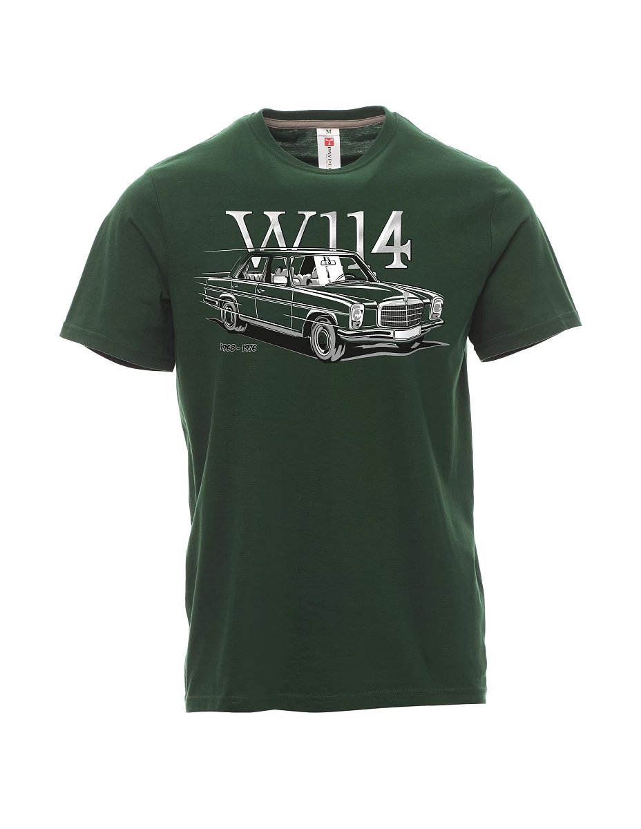 Tmavozelené pánské tričko W114
