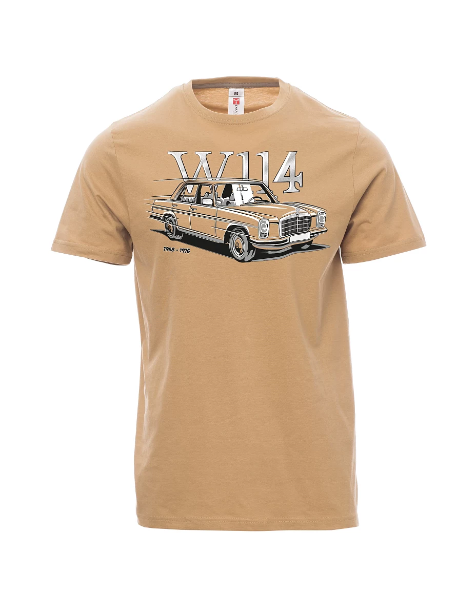 Hnědé pánské tričko W114