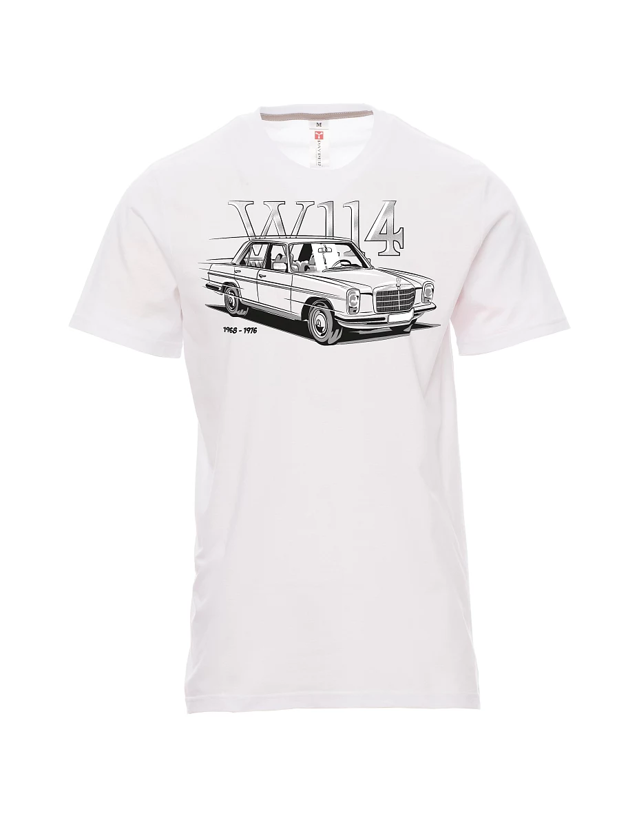 Bílé pánské tričko W114