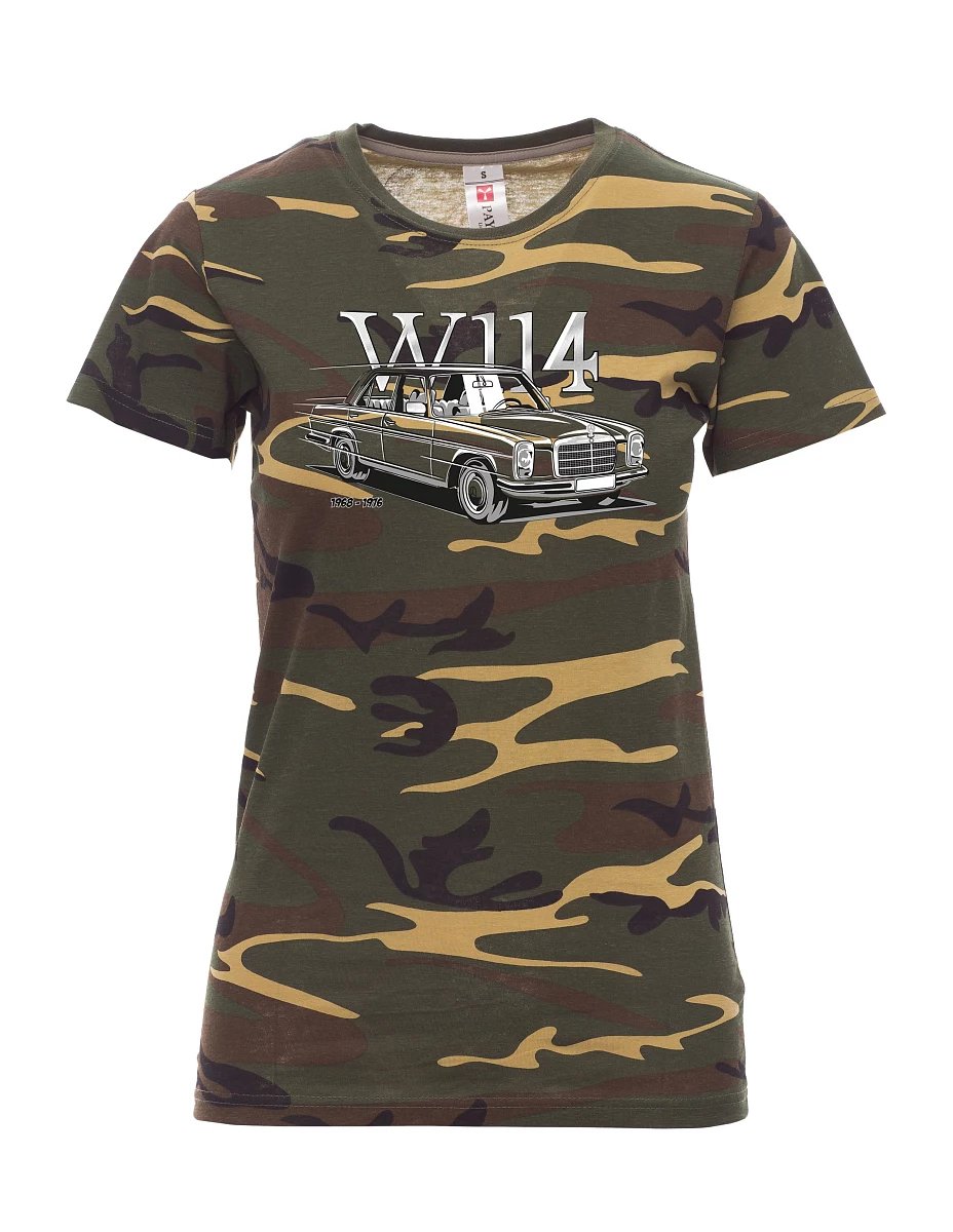 Maskáčové dámské tričko W114