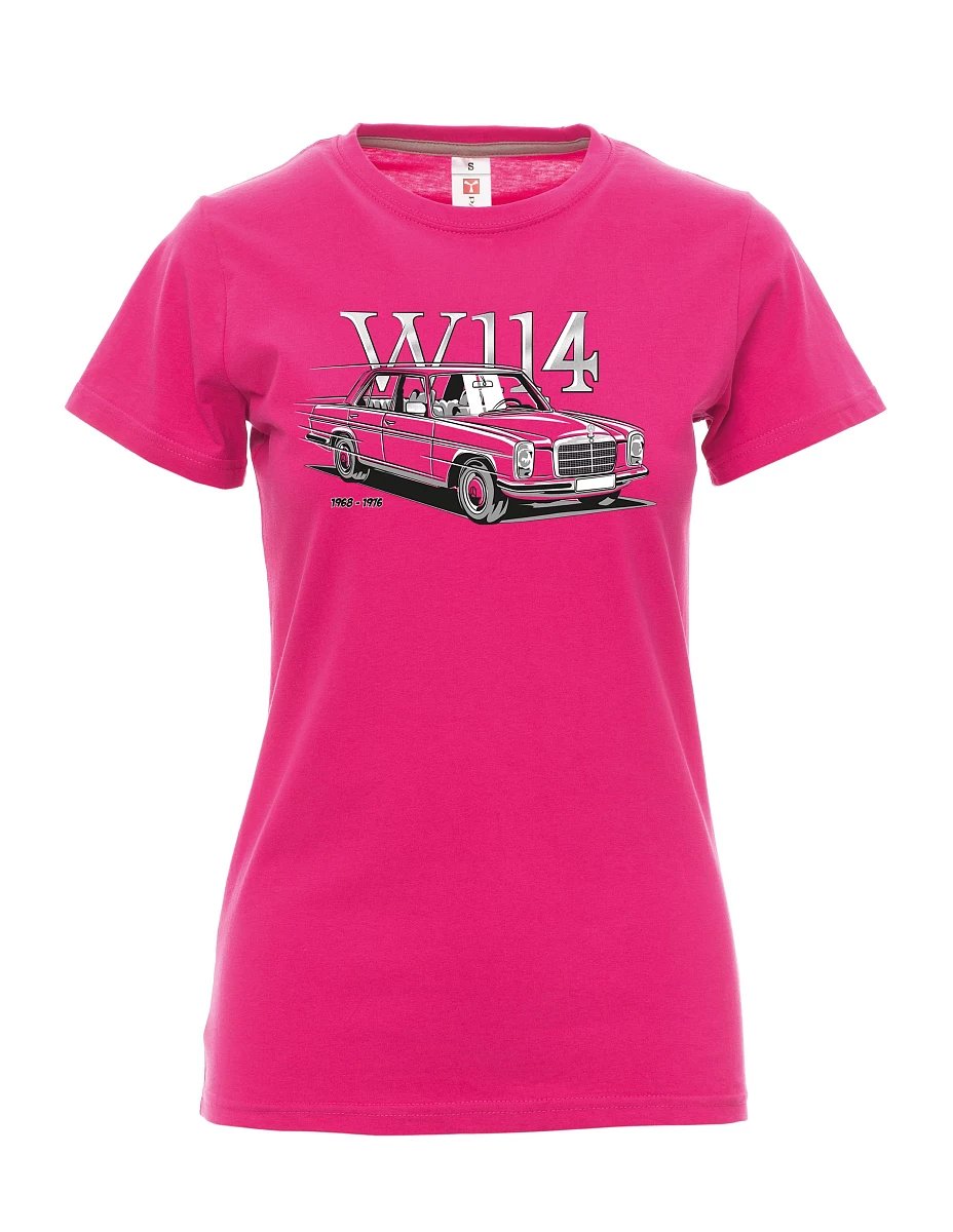 Růžové dámské tričko W114
