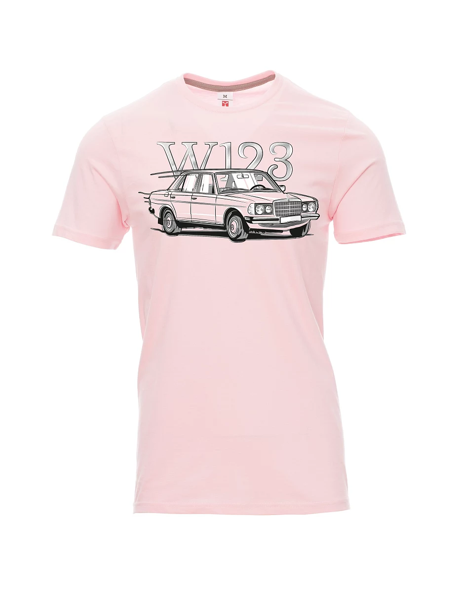 Světlo růžové pánské tričko W123