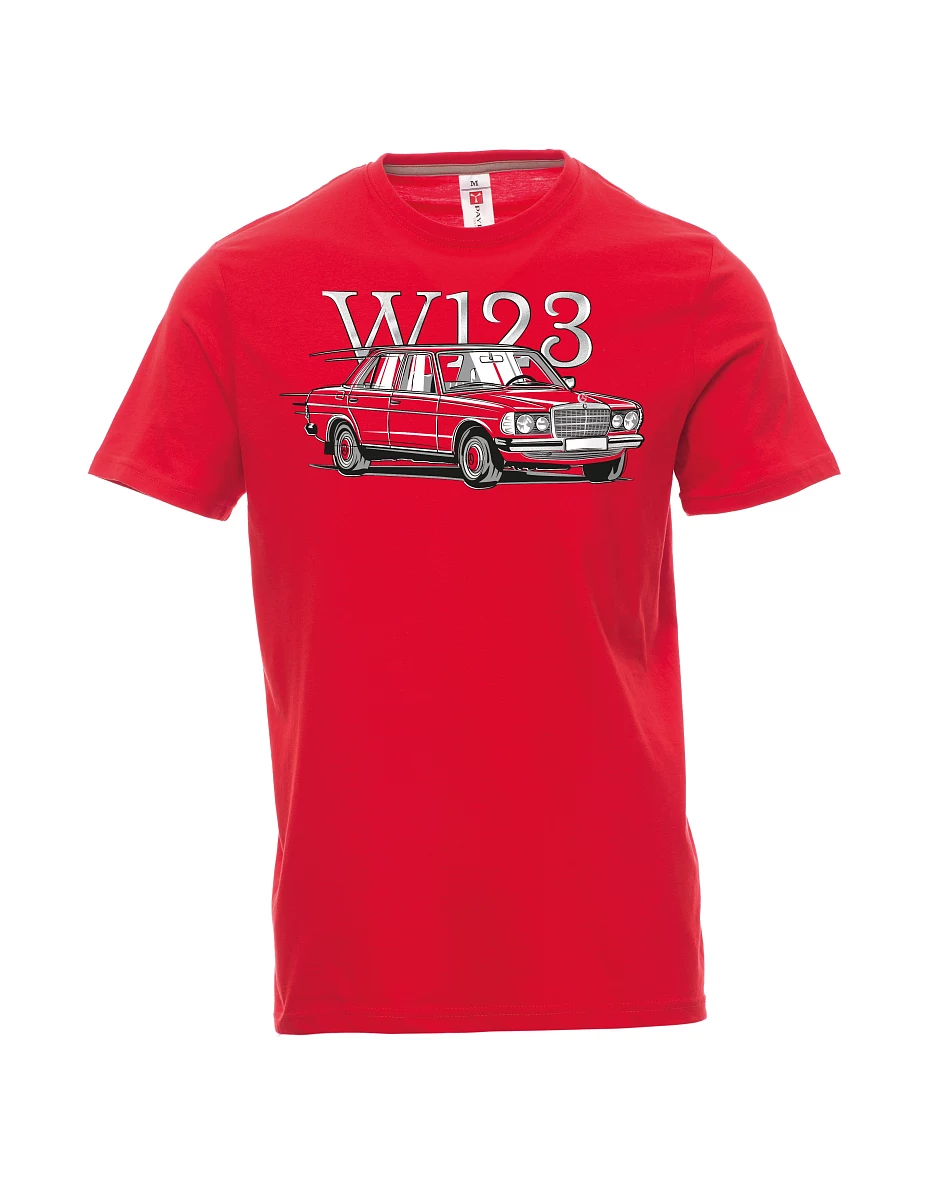 Červené pánské tričko W123