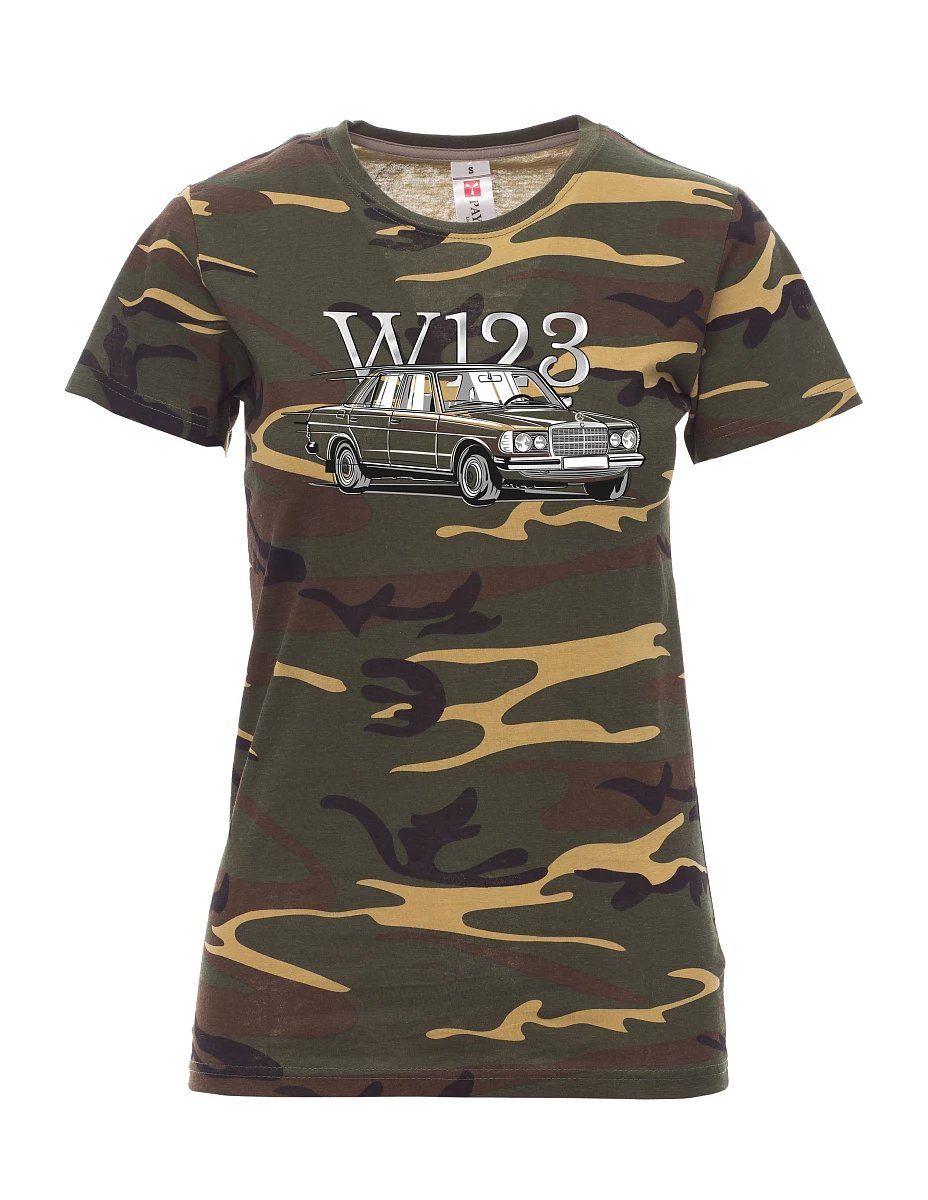 Maskáčové dámské tričko W123