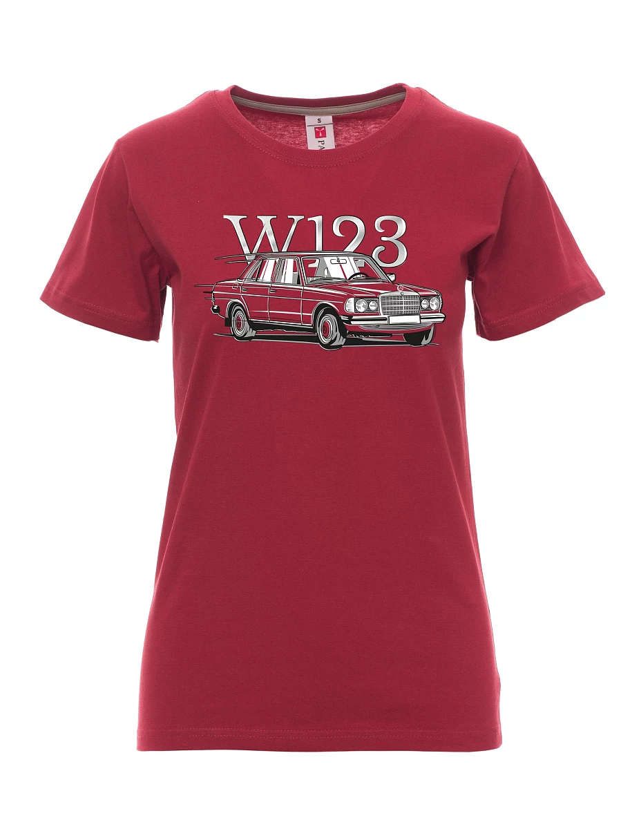 Bordó dámské tričko W123