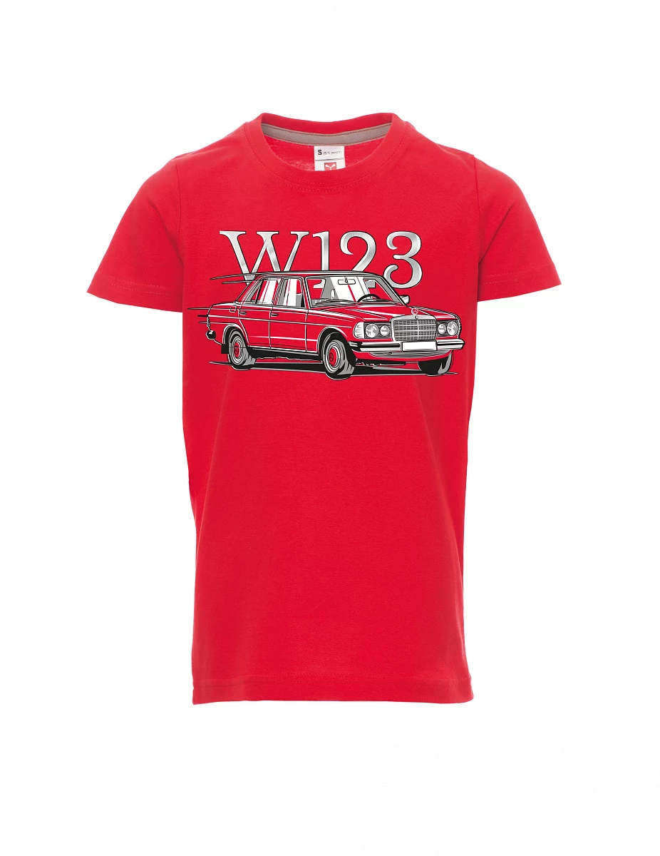 Červené detské tričko W123