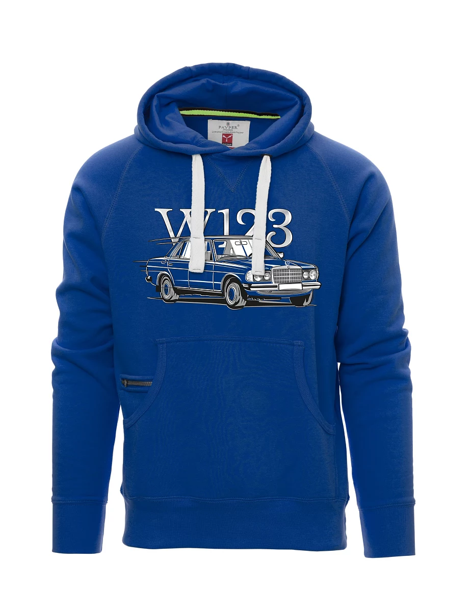 Modrá pánská mikina W123